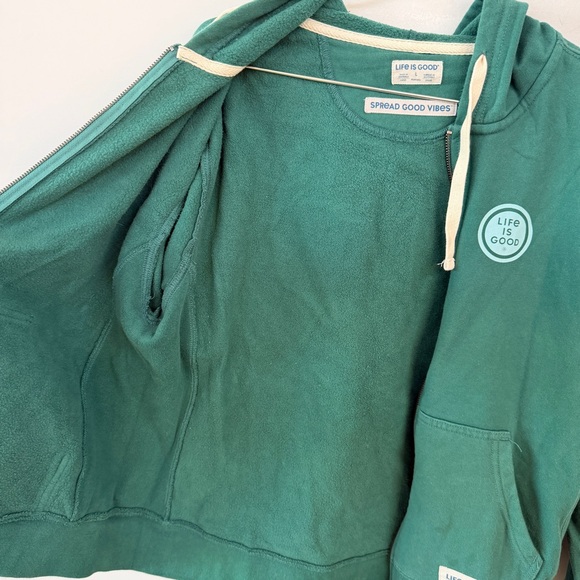 Life Is Good green/mountains Zip-Up Hoodie - Picture 9 of 9